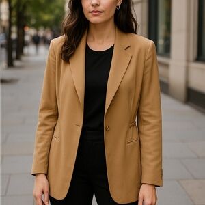 Anne Klein II Camel Blazer Jacket –